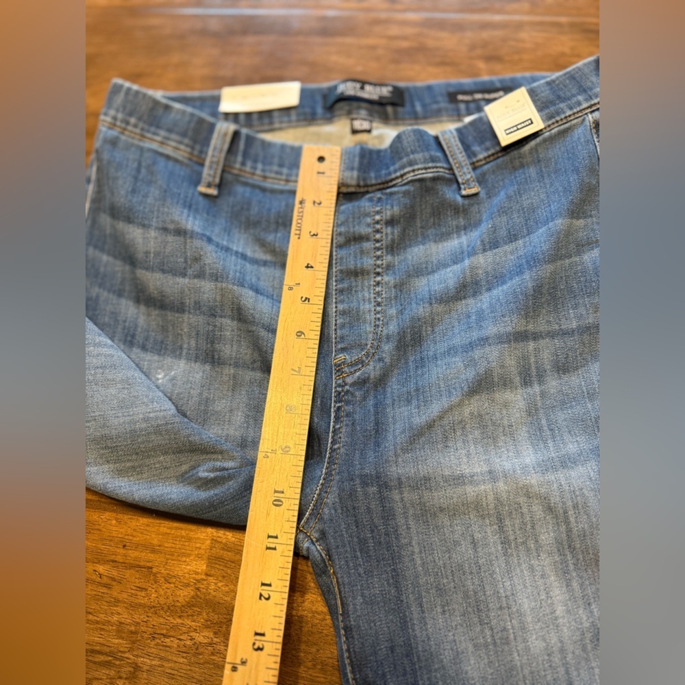 Judy Blue Jeans Women’s SZ 11/30 Pull On High Waist Flare Medium Wash Stretch - Picture 10 of 12
